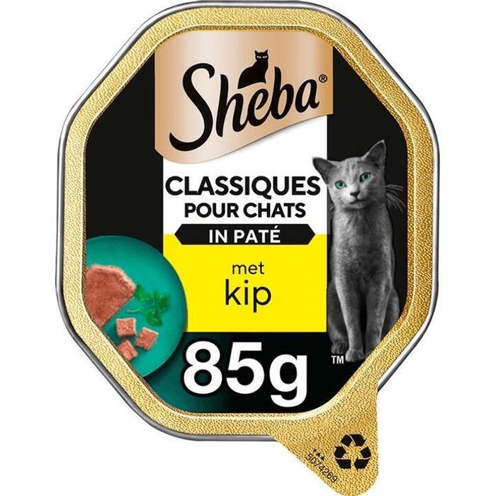 Sheba Kattenvoer Classic - Adult - Natvoer - Kip - kuipje 85g (85g)