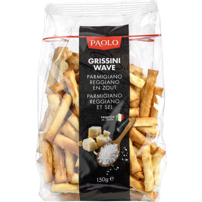 Deli Di Paolo Mini grissini parmezaanse kaas zeezout (150g)