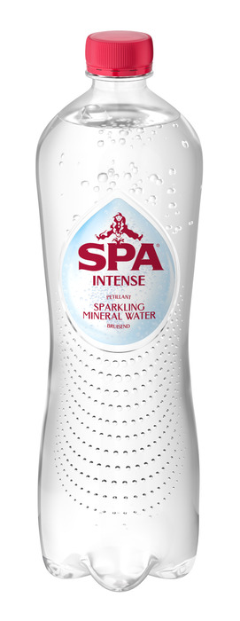 Spa Intense bruisend mineraalwater (Fles, 1L)