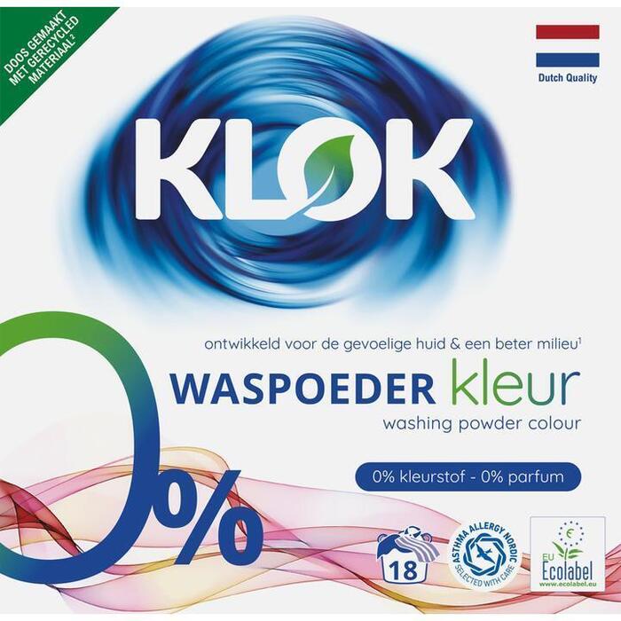 Klok Waspoeder kleur (Doos, 1.17kg)