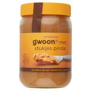 g'woon Pindakaas met noot (600g)