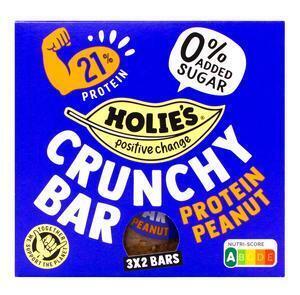 Holie's Crunchy Bar Protein Peanut 6 x 20 g (120g)