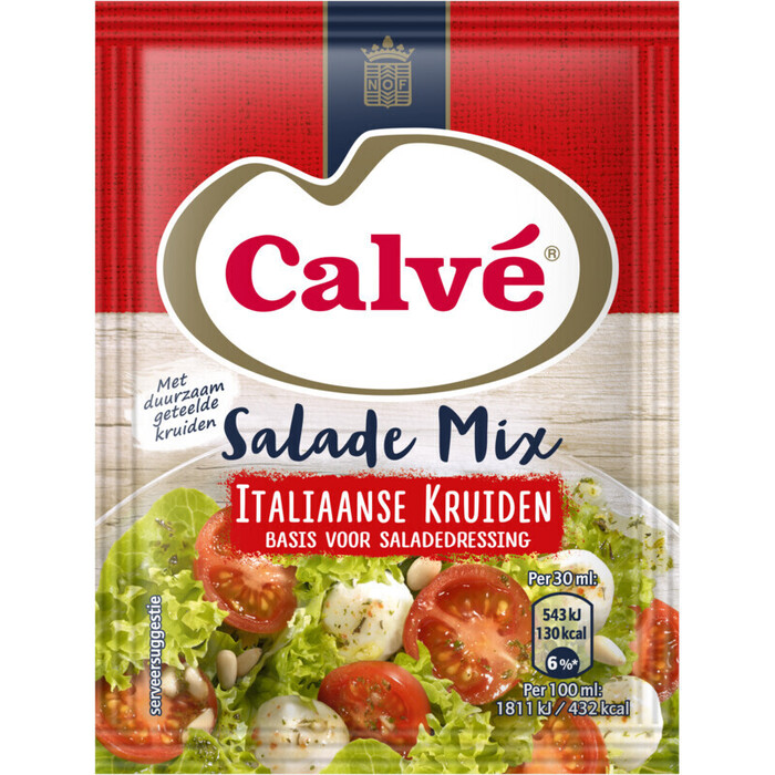 Salademix italiaanse kruiden (Zak, 24g)