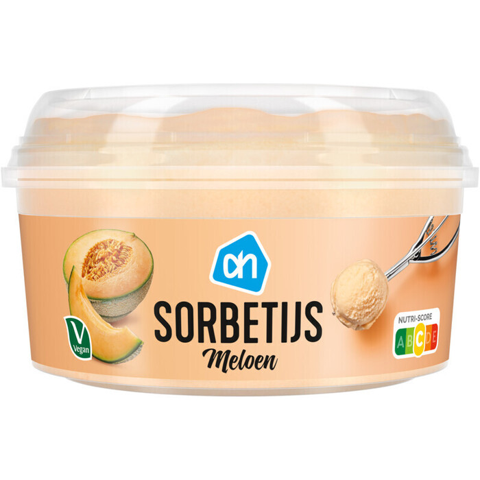 AH Sorbetijs meloen (0.5L)