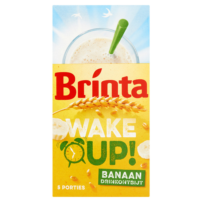 Wake Up! Drinkontbijt Banaan (Doos, 5 × 22g)