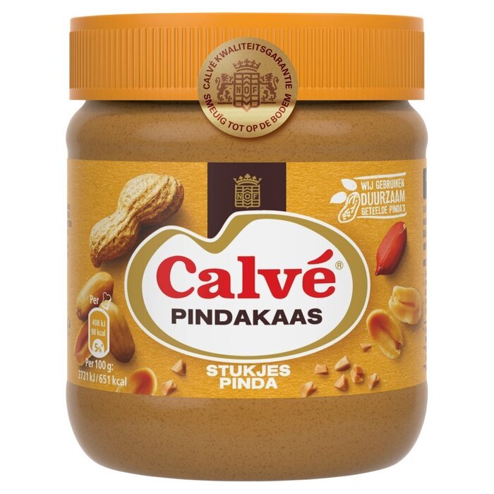 Calve Pindakaas noot (Pot, 350g)