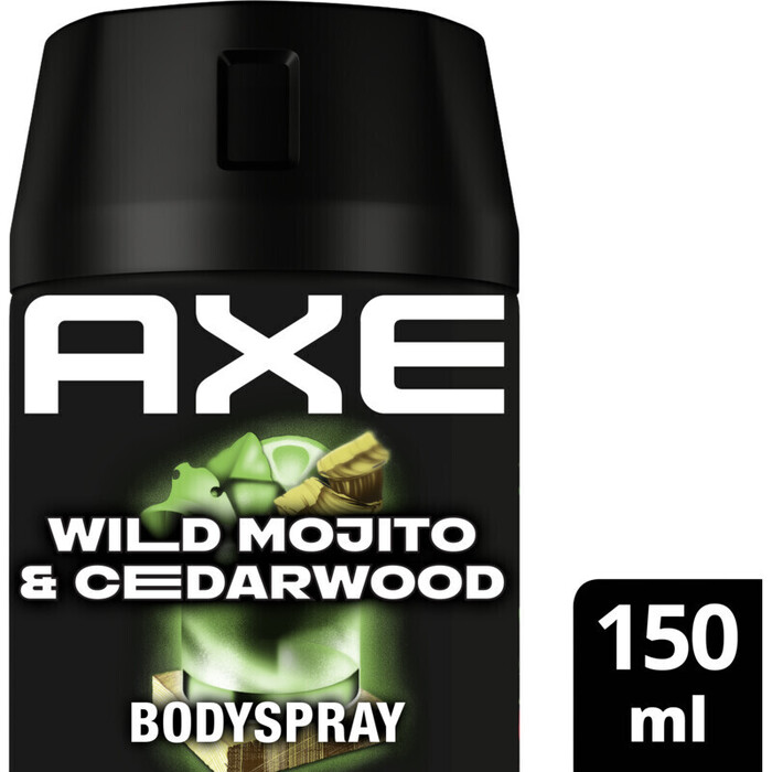 Deo-bodyspray men wild mojito & cedarwood (150ml)