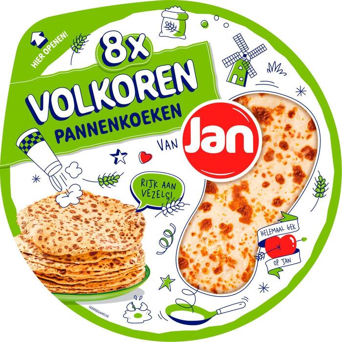 Pannenkoeken volkoren (540g)