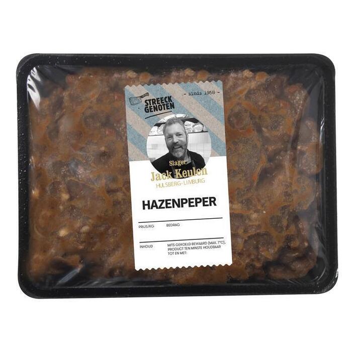 Streeckgenoten Hazenpeper (500g)