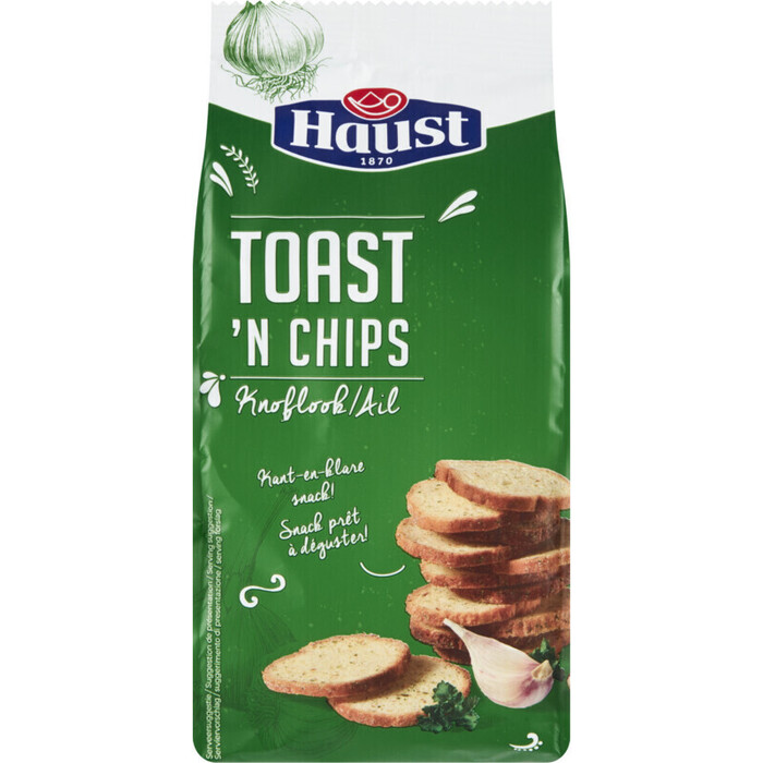Haust Toast en chips knoflook (125g)