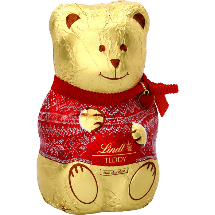 Lindt Teddy melkchocolade beertje met trui (200g)