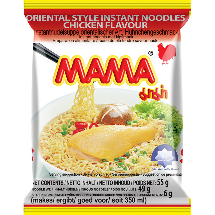 Mama Instant Noedels met Kipsmaak 55g (55g)