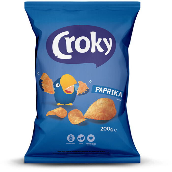 Paprika chips (zak, 200g)