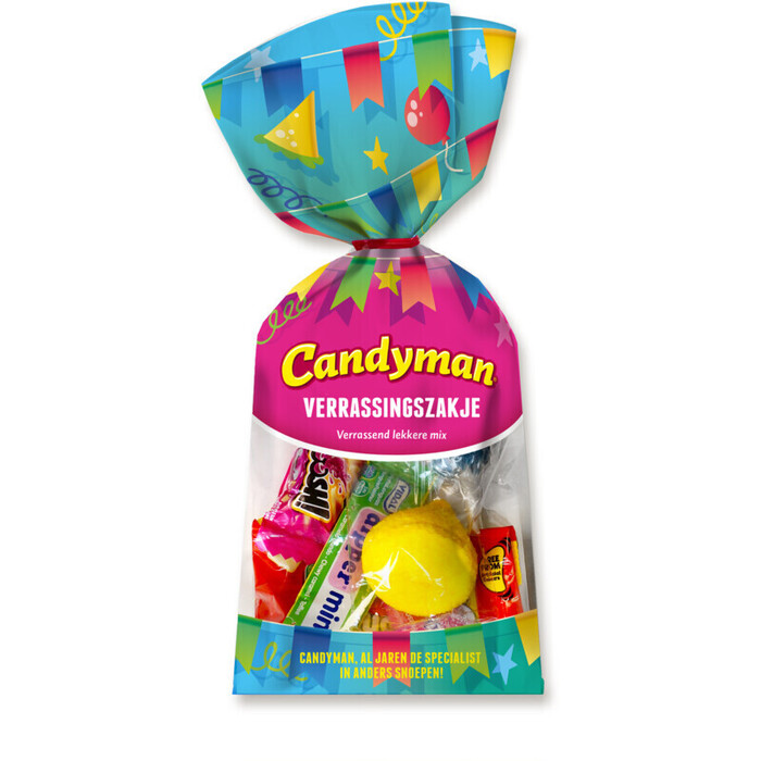 Candyman Verrassingszakje Verrassend Lekkere Mix 52 g (Zak, 52g)