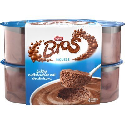 Melkchocolade Mousse (Set, 4 × 59g)