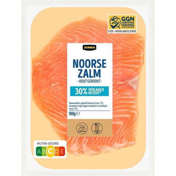 Jumbo Gerookte Zalm Minder Zout 100g (100g)