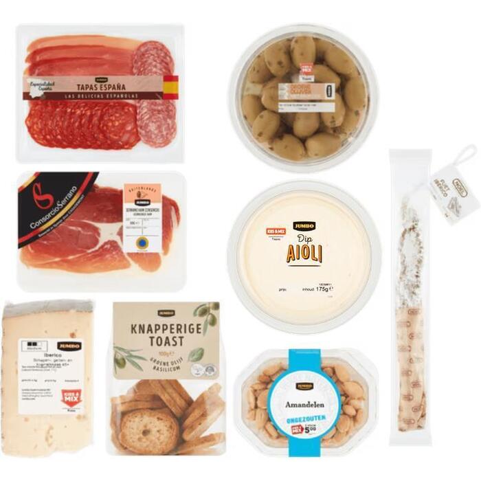 Spaanse Borrelplank 4-6 Personen