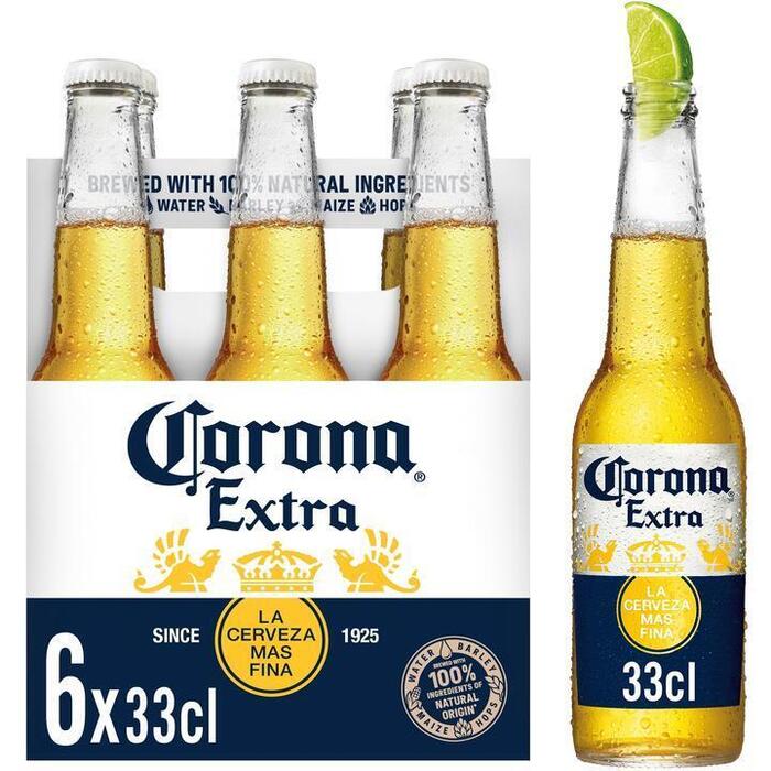Corona Extra Mexicaans Pils Bier Flessen 6 x 355ML (6 × 33cl)
