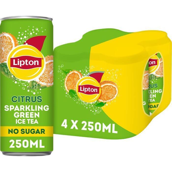 Lipton Green Citrus Sparkling 4x250ML