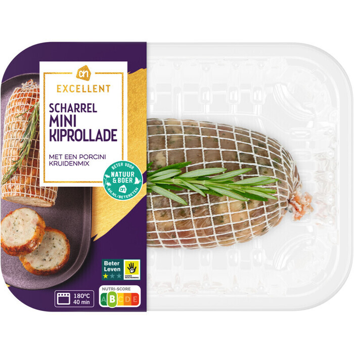 AH Excellent Scharrel mini kiprollade (300g)