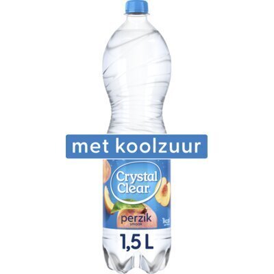 Crystal Clear Peach Flavour (plastic fles, 1.5L)