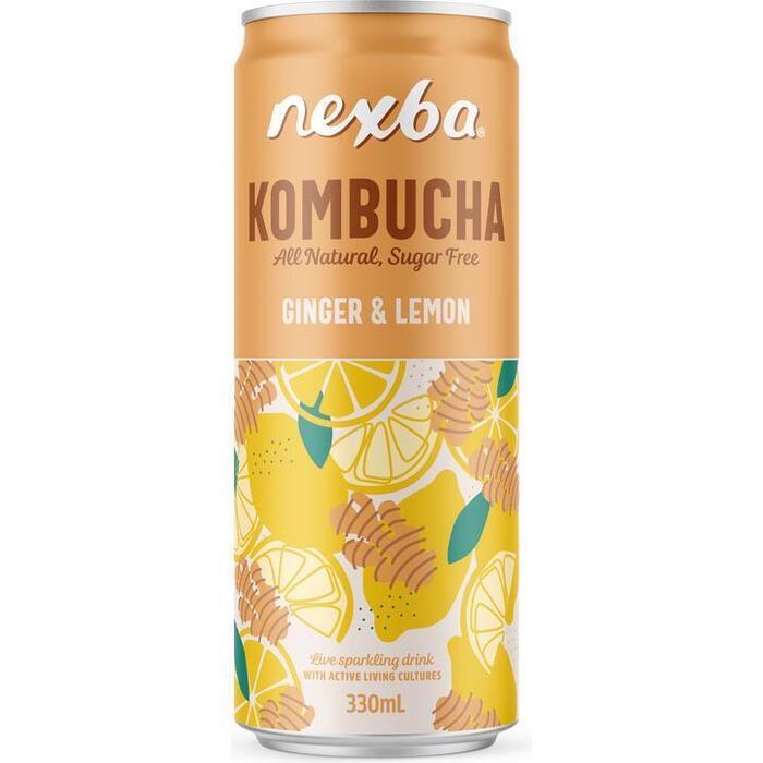 Nexba Ginger Lemon Kombucha 330ML (33cl)