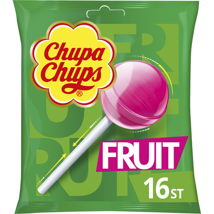 Chupa Chups Fruit 16 Stuks 192 g (Stuk, 192g)