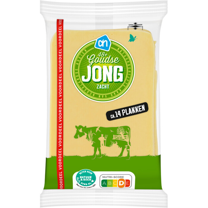 AH Goudse jong 48+ plakken grootverpakking (400g)