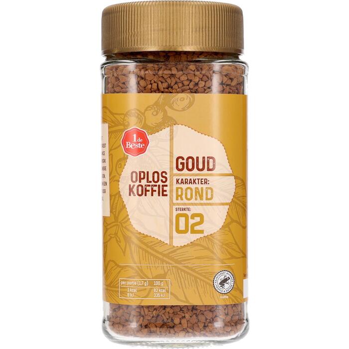 Oploskoffie goud (200g)