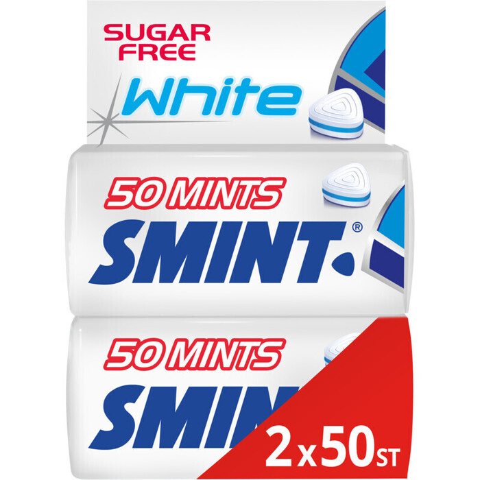 Smint White peppermint 1 tin 50P  BLX (70g)