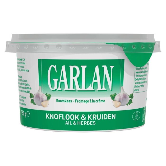 Garlan Cream cheese 70+ kruiden-knoflook (150g)