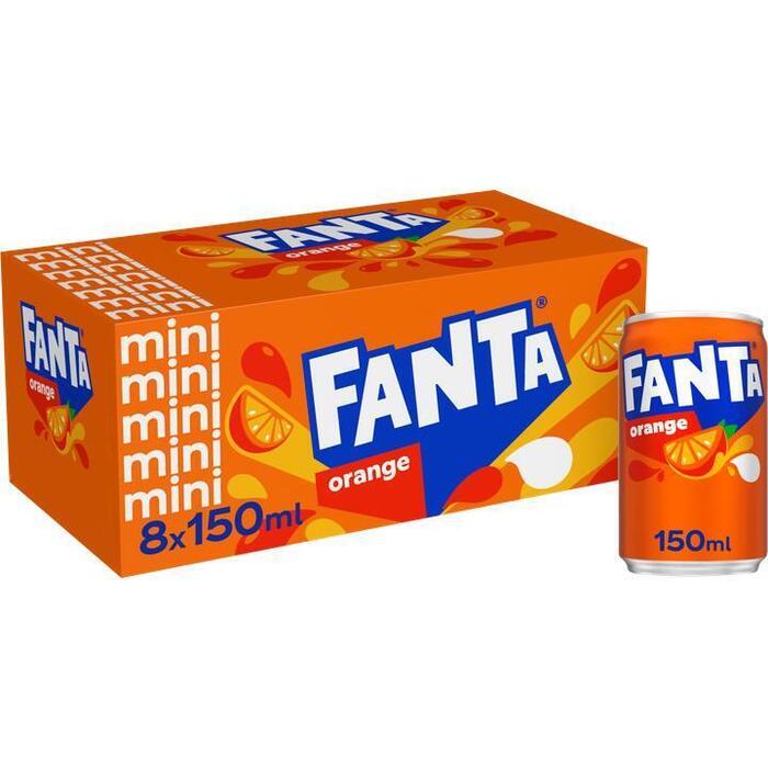 Fanta Orange Mini 8 x 150 ml (8 × 150ml)