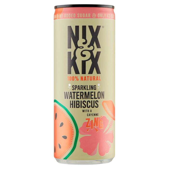 Nix and Kix Watermelon Hibiscus 250 ml (Blik, 250ml)
