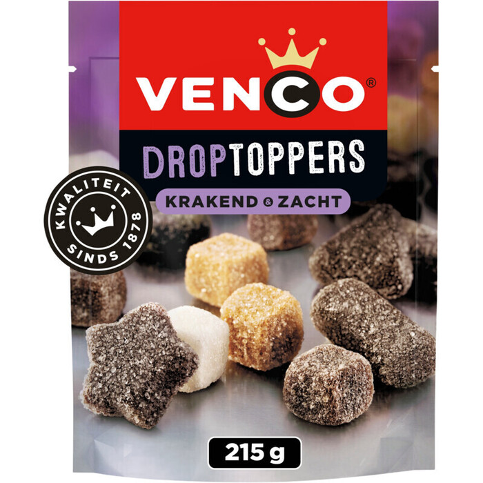 Venco Droptoppers Krakend & Zacht 215 g (215g)