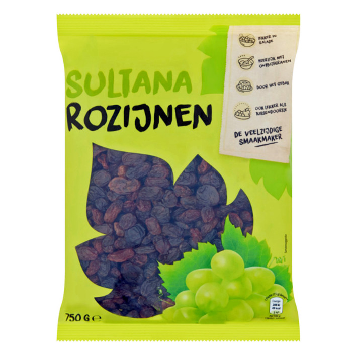 Sultana Rozijnen 750g (750g)