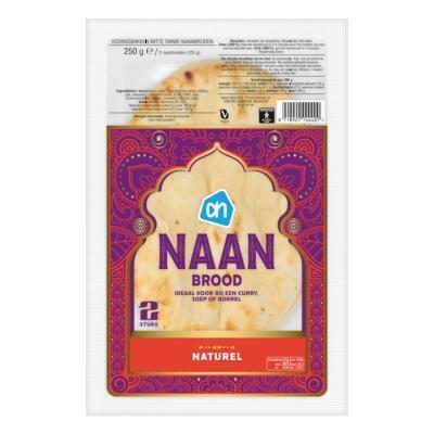 AH Naanbrood naturel (250g)