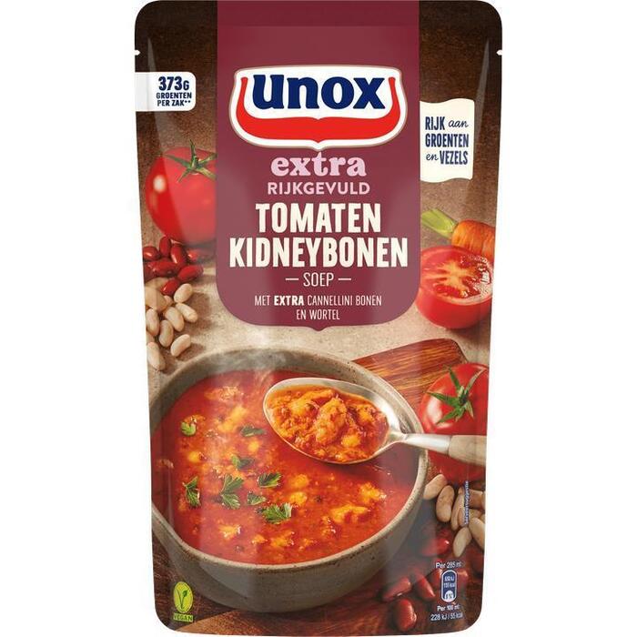 Unox Soep In Zak Tomaten Kidneybonen 570ml (0.57L)