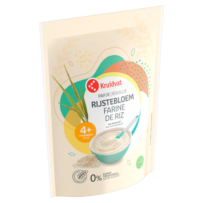 Kruidvat Papje Rijstebloem 4+ Maanden 200 g (200g)