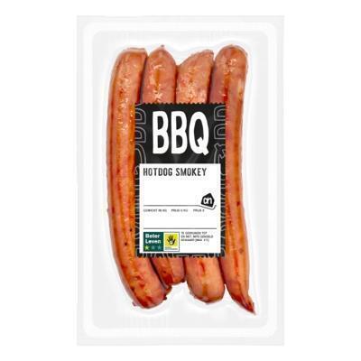 AH Smokey BBQ hotdog (4 × 70g)