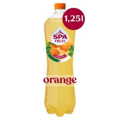 SPA FRUIT Bruisende Fruitige Frisdrank Orange 1,25 L (Fles, 1.25L)