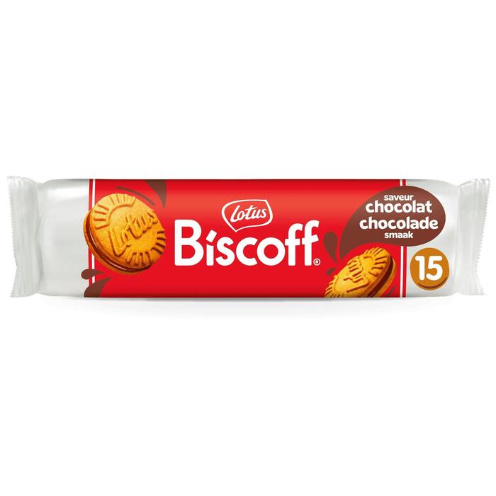 Lotus Speculoos koek sandwich chocolade (15 × 10g)