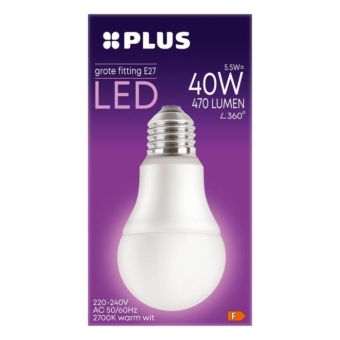 LED 40W std E27 grote fitting mat