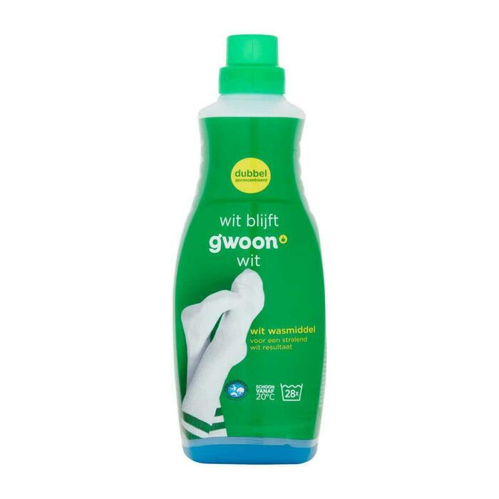 g'woon Wasmiddel wit geconcentreerd (1L)