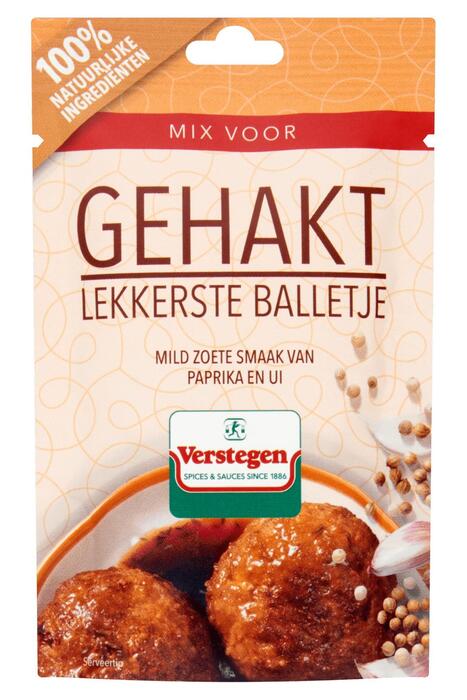 Mix voor gehakt lekkerste balletje (Zakje, 40g)