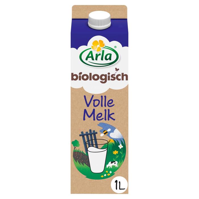 Biologische volle melk (Pak, 1L)
