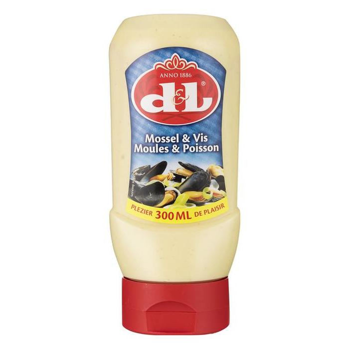 D&L Mossel & Vis Saus 300ml (Fles, 30cl)
