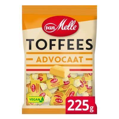 Van Melle Toffees met Advocaatsmaak 225g (225g)