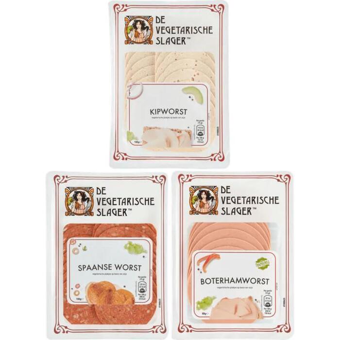 De Vegetarische Slager Broodbeleg Pakket