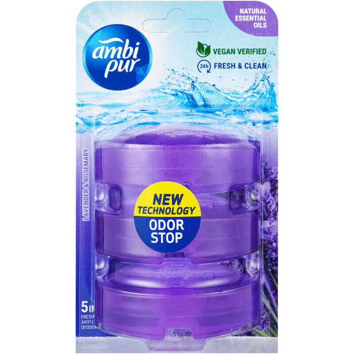 Ambi Pur Toiletblok lavendel navulling (165ml)