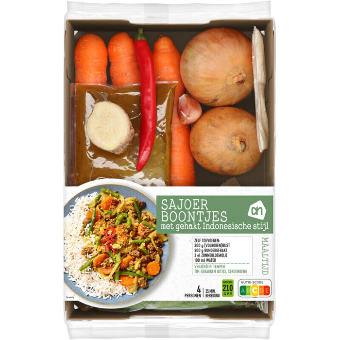 AH Sajoer boontjes met gehakt verspakket